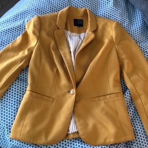 THE LIMITED mustard blazer